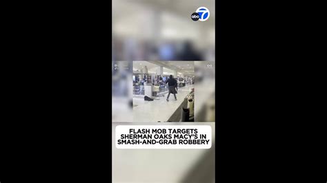 Another 'flash mob' robbery caught on video - this time in Sherman Oaks